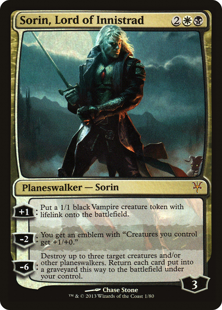 Sorin, Lord of Innistrad (DDK-001) - Duel Decks: Sorin vs. Tibalt Foil - Premium MTG Single from Wizards of the Coast - Just $0.53! Shop now at Game Crave Tournament Store