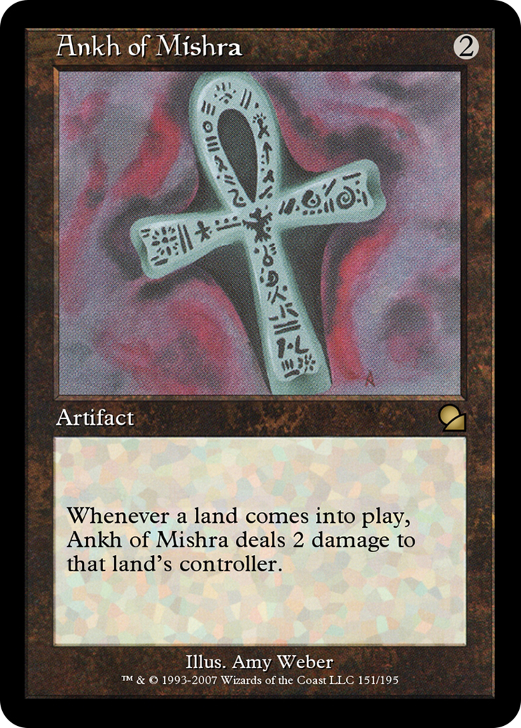 Ankh of Mishra (ME1-151) - Masters Edition Foil - Premium MTG Single from Wizards of the Coast - Just $0! Shop now at Game Crave Tournament Store