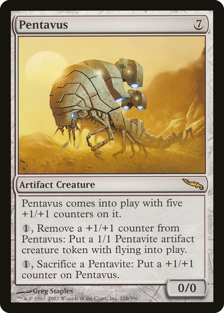 Pentavus (MRD-226) - Mirrodin Foil - Premium MTG Single from Wizards of the Coast - Just $1.68! Shop now at Game Crave Tournament Store
