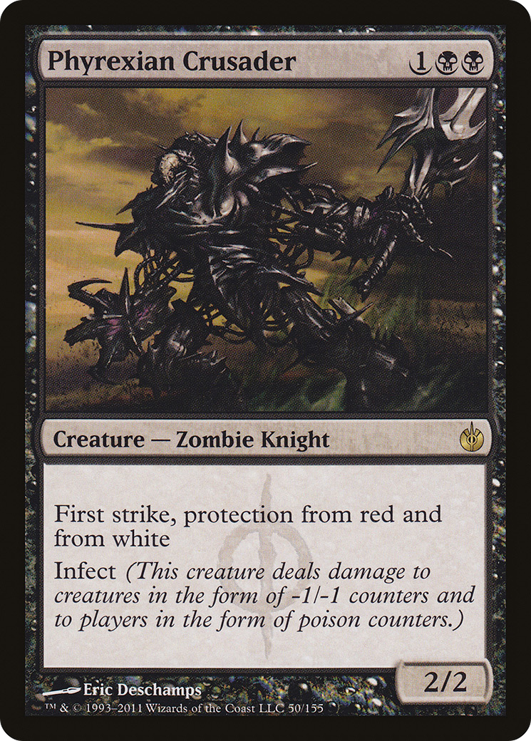 Phyrexian Crusader (MBS-050) - Mirrodin Besieged - Premium MTG Single from Wizards of the Coast - Just $1.36! Shop now at Game Crave Tournament Store