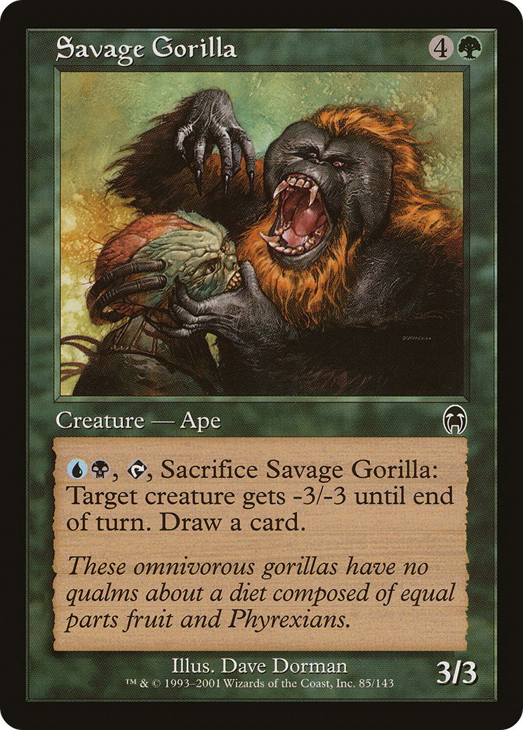 Savage Gorilla (APC-085) - Apocalypse - Premium MTG Single from Wizards of the Coast - Just $0.08! Shop now at Game Crave Tournament Store