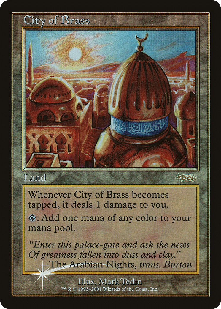 City of Brass (PSUS-006) - Junior Super Series Foil - Premium MTG Single from Wizards of the Coast - Just $93.04! Shop now at Game Crave Tournament Store