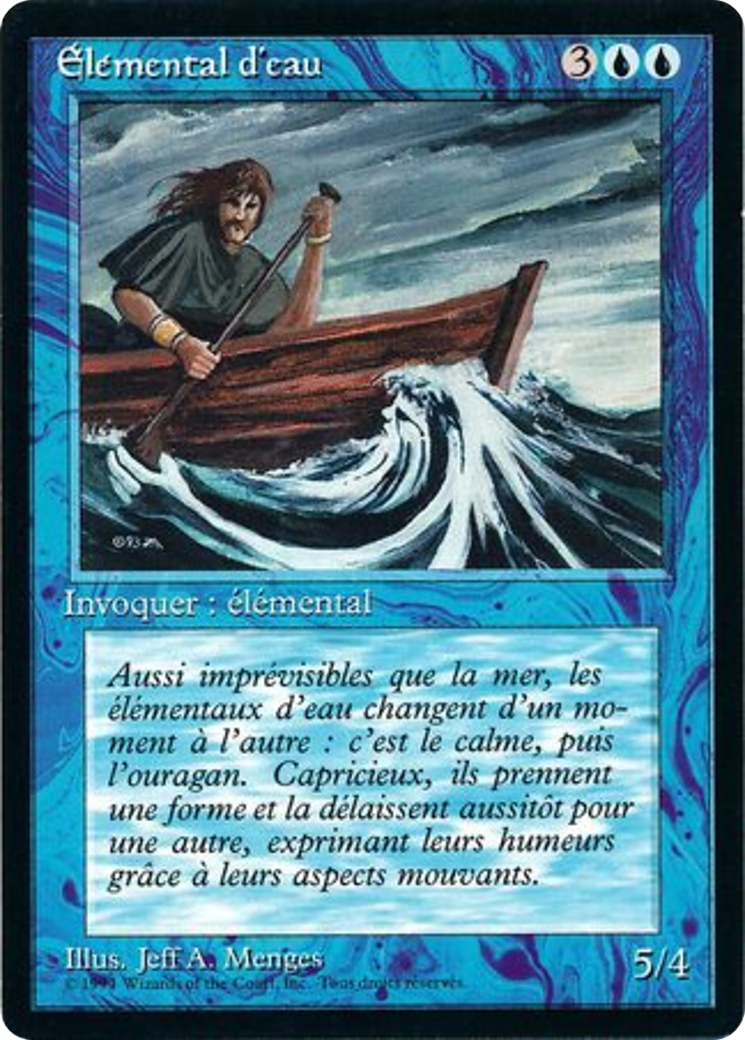 Water Elemental (FBB-092) - Foreign Black Border - Premium MTG Single from Wizards of the Coast - Just $0! Shop now at Game Crave Tournament Store