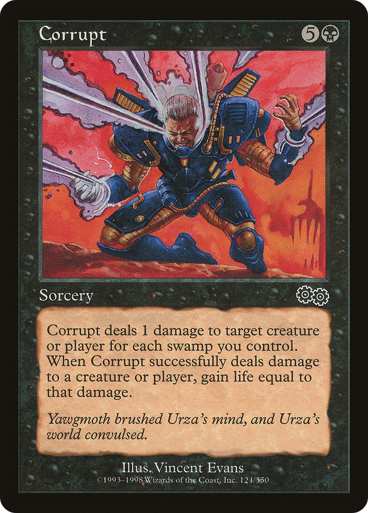Corrupt (USG-124) - Urza's Saga - Premium MTG Single from Wizards of the Coast - Just $0.08! Shop now at Game Crave Tournament Store