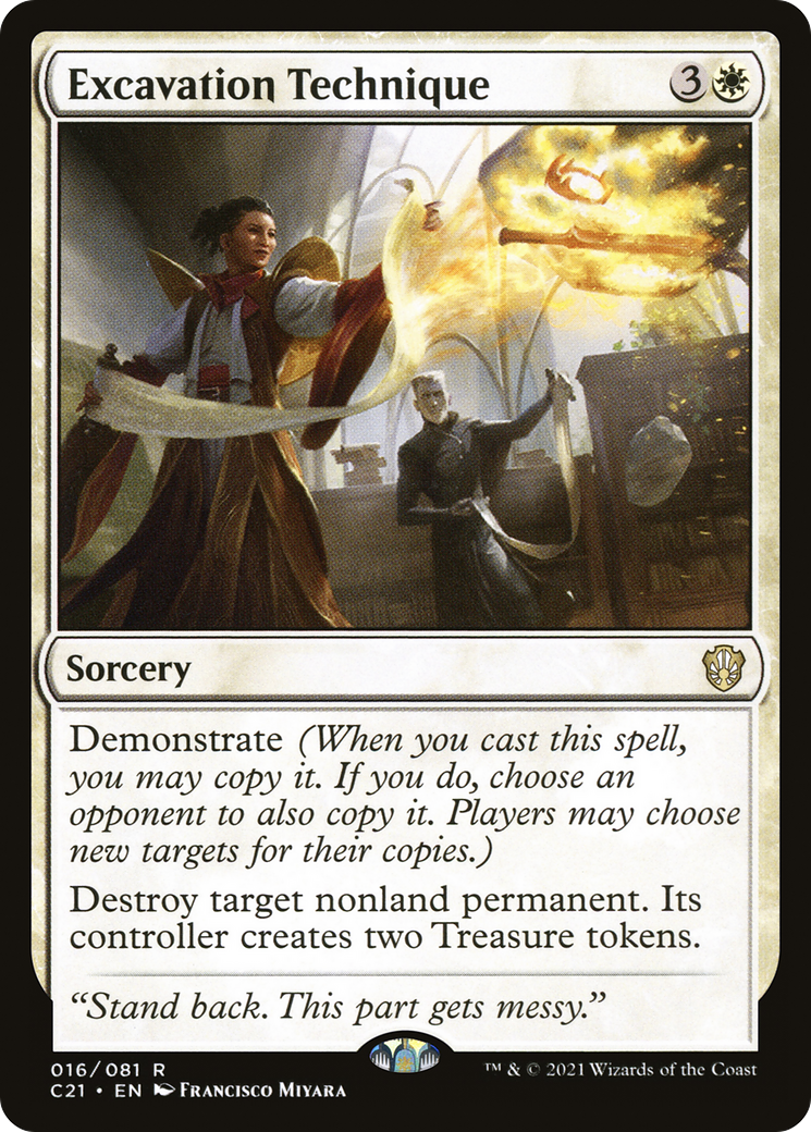 Excavation Technique (C21-016) - Commander 2021 - Premium MTG Single from Wizards of the Coast - Just $0.25! Shop now at Game Crave Tournament Store