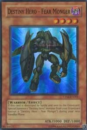 Destiny Hero - Fear Monger (CP06-EN002 ) - Champion Pack 6 Unlimited - Premium Yugioh Single from Konami - Just $32.63! Shop now at Game Crave Tournament Store