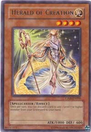 Herald of Creation (CP08-EN009) - Champion Pack 8 Unlimited - Premium Yugioh Single from Konami - Just $0.48! Shop now at Game Crave Tournament Store