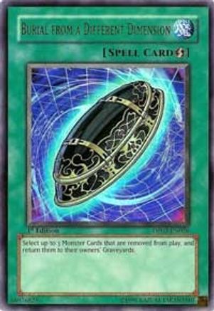 Burial from a Different Dimension (CP08-EN010) - Champion Pack 8 Unlimited - Premium Yugioh Single from Konami - Just $4.38! Shop now at Game Crave Tournament Store