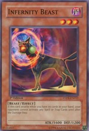 Infernity Beast (ANPR-EN012) - Ancient Prophecy Unlimited - Premium Yugioh Single from Konami - Just $0.25! Shop now at Game Crave Tournament Store
