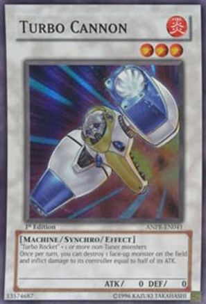 Turbo Cannon (ANPR-EN041) - Ancient Prophecy 1st Edition - Premium Yugioh Single from Konami - Just $1.33! Shop now at Game Crave Tournament Store