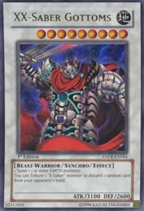 XX-Saber Gottoms (ANPR-EN044) - Ancient Prophecy Unlimited - Premium Yugioh Single from Konami - Just $3.45! Shop now at Game Crave Tournament Store