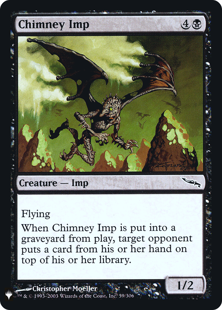 Chimney Imp (FMB1-034) - Mystery Booster Retail Edition Foils Foil - Premium MTG Single from Wizards of the Coast - Just $0.25! Shop now at Game Crave Tournament Store