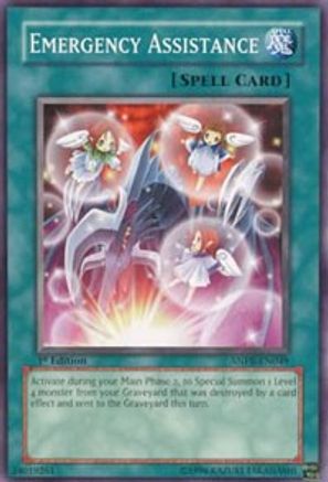 Emergency Assistance (ANPR-EN049) - Ancient Prophecy Unlimited - Premium Yugioh Single from Konami - Just $0.25! Shop now at Game Crave Tournament Store