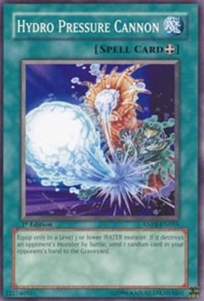 Hydro Pressure Cannon (ANPR-EN055) - Ancient Prophecy Unlimited - Premium Yugioh Single from Konami - Just $0.25! Shop now at Game Crave Tournament Store