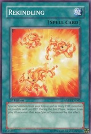 Rekindling (ANPR-EN060) - Ancient Prophecy 1st Edition - Premium Yugioh Single from Konami - Just $0.56! Shop now at Game Crave Tournament Store