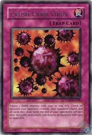Crush Card Virus (TU01-EN006) - Turbo Pack Booster One Pack Unlimited - Premium Yugioh Single from Konami - Just $5.30! Shop now at Game Crave Tournament Store