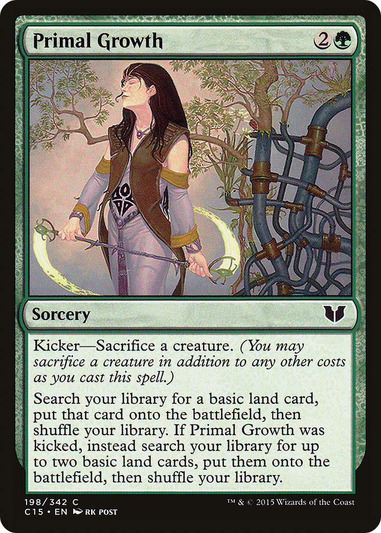 Primal Growth (C15-198) - Commander 2015 - Premium MTG Single from Wizards of the Coast - Just $0.26! Shop now at Game Crave Tournament Store