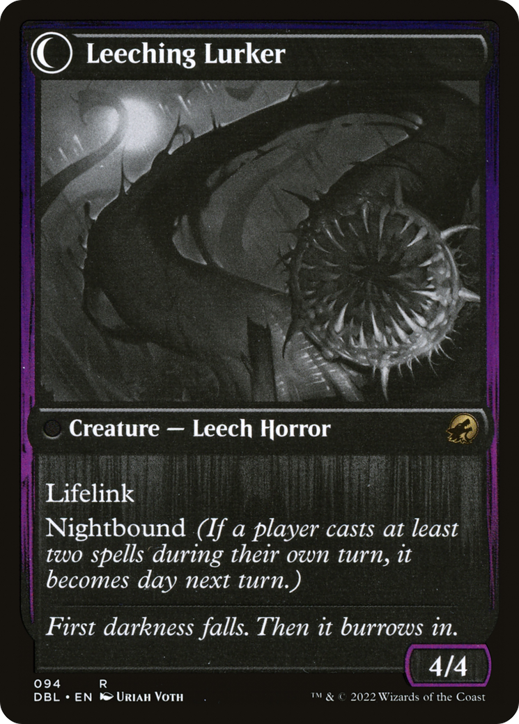 Curse of Leeches // Leeching Lurker (DBL-094) - Innistrad: Double Feature: (Double Faced Transform) - Premium MTG Single from Wizards of the Coast - Just $0.26! Shop now at Game Crave Tournament Store
