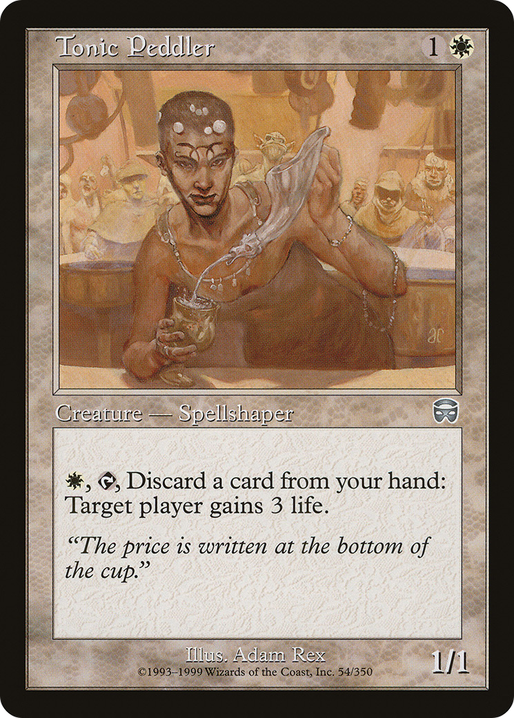 Tonic Peddler (MMQ-054) - Mercadian Masques - Premium MTG Single from Wizards of the Coast - Just $0.25! Shop now at Game Crave Tournament Store