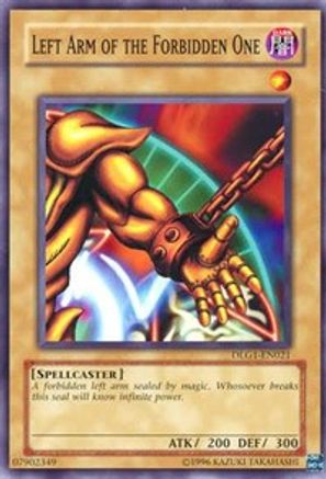 Left Arm of the Forbidden One (DLG1-EN021) - Dark Legends Unlimited - Premium Yugioh Single from Konami - Just $1.81! Shop now at Game Crave Tournament Store