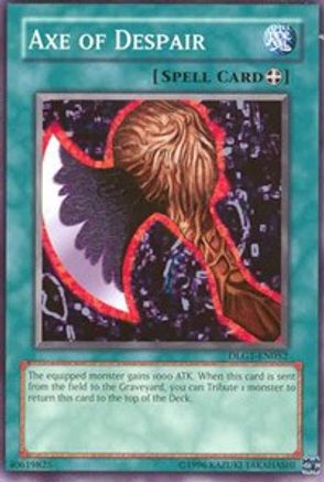 Axe of Despair (DLG1-EN052) - Dark Legends Unlimited - Premium Yugioh Single from Konami - Just $0.90! Shop now at Game Crave Tournament Store