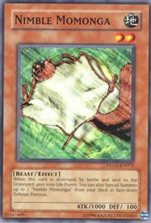 Nimble Momonga (DLG1-EN072) - Dark Legends Unlimited - Premium Yugioh Single from Konami - Just $0.63! Shop now at Game Crave Tournament Store
