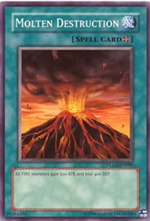 Molten Destruction (DLG1-EN080) - Dark Legends Unlimited - Premium Yugioh Single from Konami - Just $0.09! Shop now at Game Crave Tournament Store