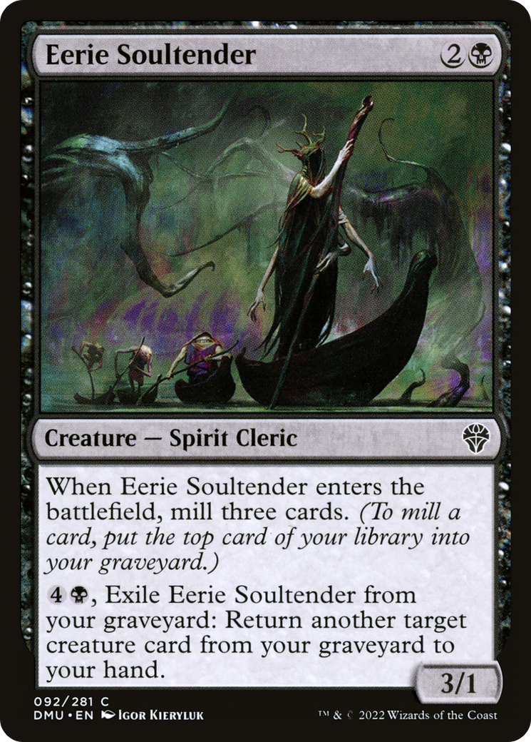Eerie Soultender (DMU-092) - Dominaria United - Premium MTG Single from Wizards of the Coast - Just $0.25! Shop now at Game Crave Tournament Store