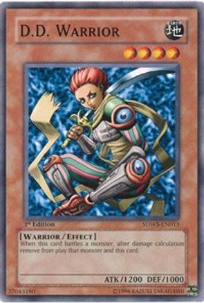 D.D. Warrior (SDWS-EN013) - Structure Deck: Warriors' Strike 1st Edition - Premium Yugioh Single from Konami - Just $0.35! Shop now at Game Crave Tournament Store