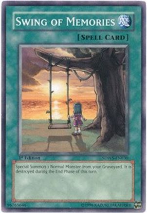 Swing of Memories (SDWS-EN030) - Structure Deck: Warriors' Strike 1st Edition - Premium Yugioh Single from Konami - Just $0.25! Shop now at Game Crave Tournament Store