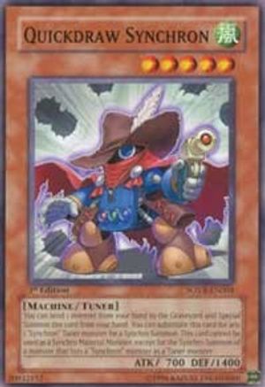 Quickdraw Synchron (SOVR-EN004) - Stardust Overdrive Unlimited - Premium Yugioh Single from Konami - Just $0.34! Shop now at Game Crave Tournament Store