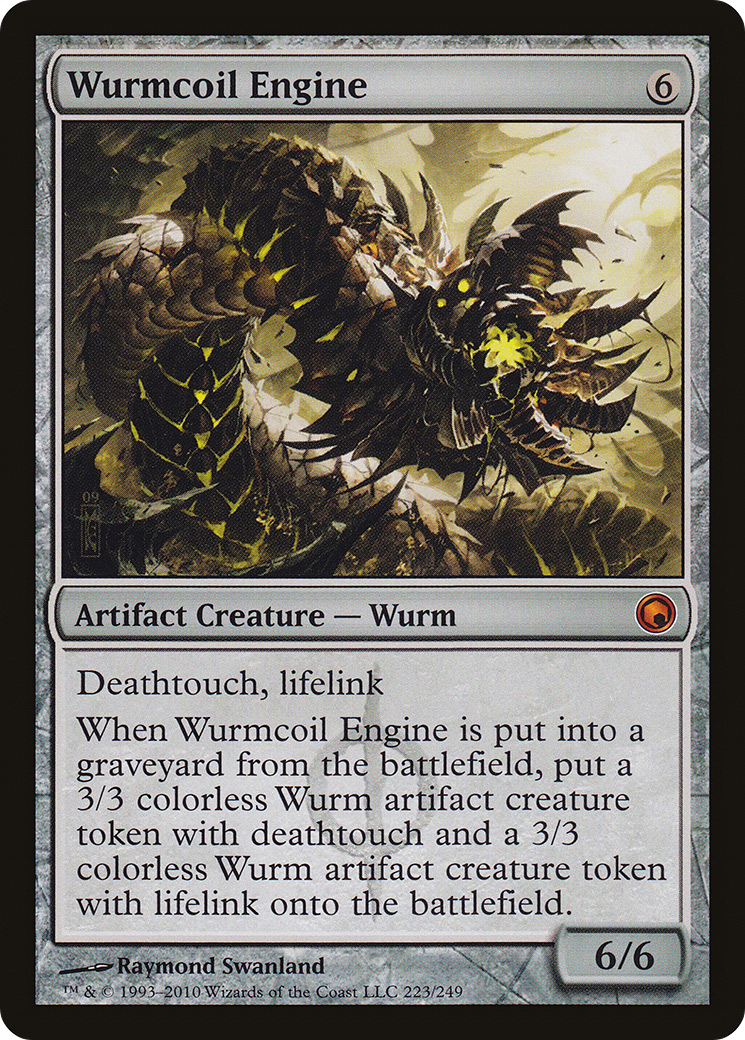 Wurmcoil Engine (SOM-223) - Scars of Mirrodin Foil - Premium MTG Single from Wizards of the Coast - Just $19.58! Shop now at Game Crave Tournament Store