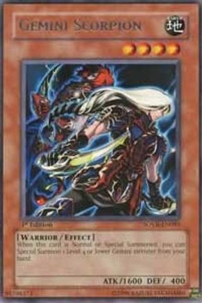 Gemini Scorpion (SOVR-EN085) - Stardust Overdrive 1st Edition - Premium Yugioh Single from Konami - Just $0.25! Shop now at Game Crave Tournament Store