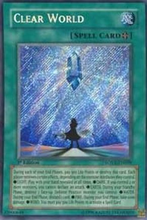 Clear World (SOVR-EN099) - Stardust Overdrive 1st Edition - Premium Yugioh Single from Konami - Just $17.43! Shop now at Game Crave Tournament Store