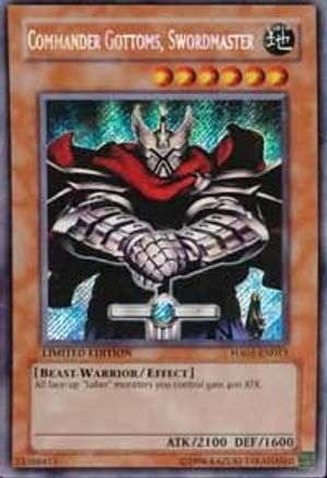 Commander Gottoms, Swordmaster (HA01-EN013) - Hidden Arsenal Unlimited - Premium Yugioh Single from Konami - Just $0.25! Shop now at Game Crave Tournament Store