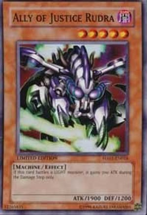Ally of Justice Rudra (HA01-EN016) - Hidden Arsenal 1st Edition - Premium Yugioh Single from Konami - Just $0.36! Shop now at Game Crave Tournament Store