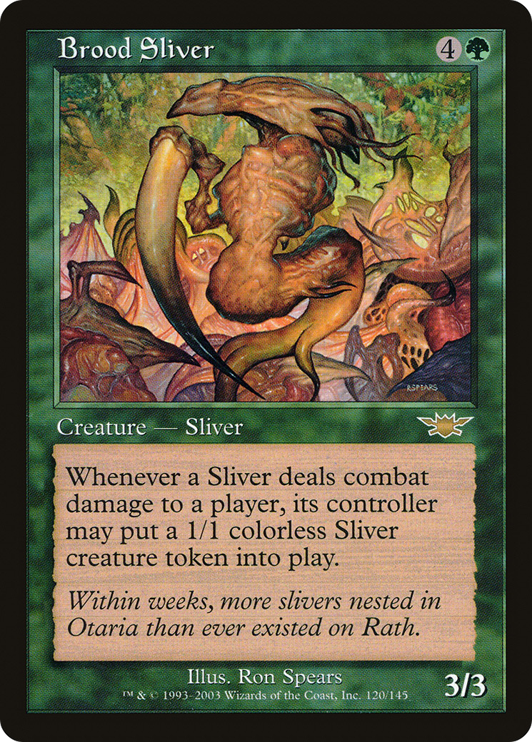 Brood Sliver (LGN-120) - Legions Foil - Premium MTG Single from Wizards of the Coast - Just $7.46! Shop now at Game Crave Tournament Store