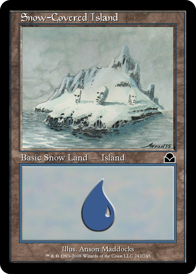 Snow-Covered Island (ME2-242) - Masters Edition II - Premium MTG Single from Wizards of the Coast - Just $0! Shop now at Game Crave Tournament Store
