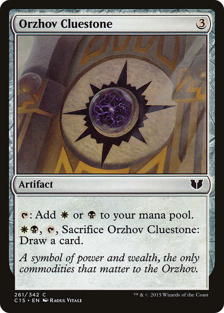 Orzhov Cluestone (C15-261) - Commander 2015 - Premium MTG Single from Wizards of the Coast - Just $0.08! Shop now at Game Crave Tournament Store