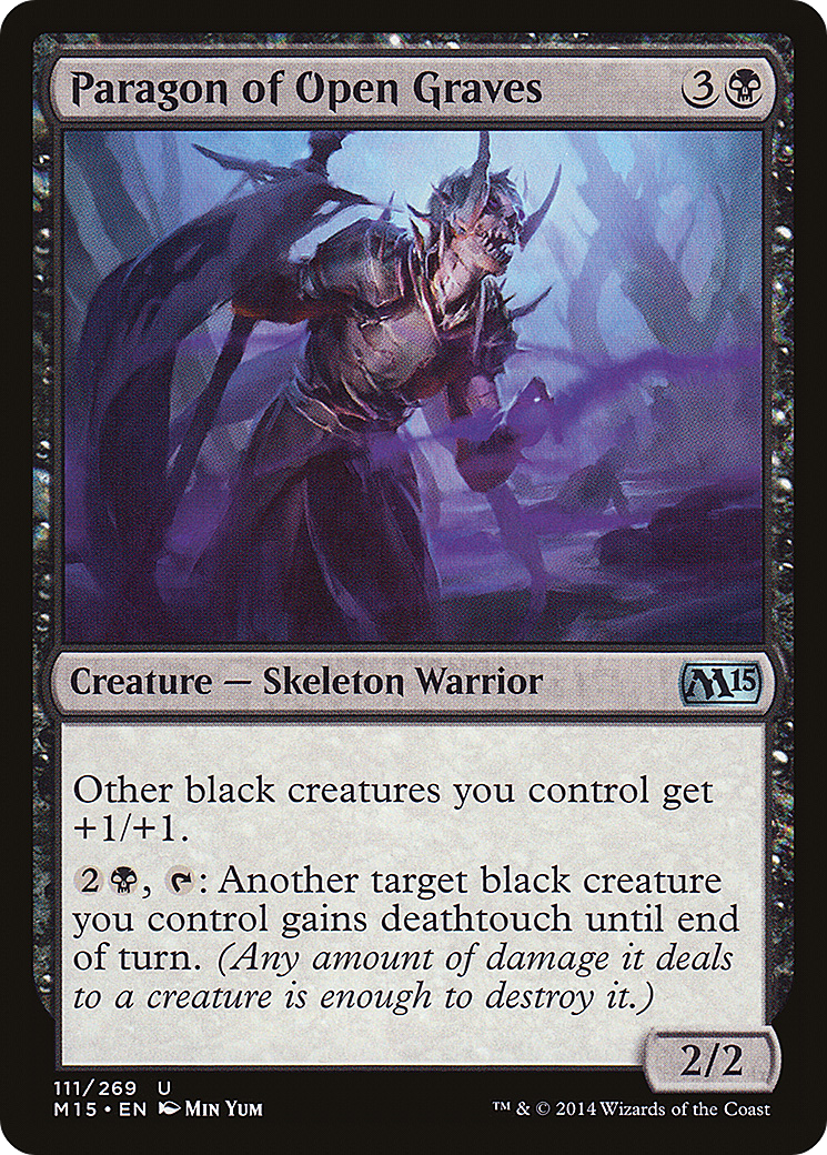 Paragon of Open Graves (M15-111) - Magic 2015 Foil - Premium MTG Single from Wizards of the Coast - Just $2.57! Shop now at Game Crave Tournament Store