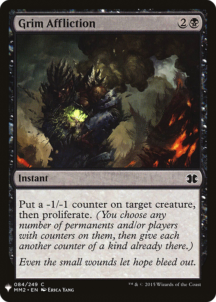 Grim Affliction (MB1-678) - Mystery Booster - Premium MTG Single from Wizards of the Coast - Just $0.08! Shop now at Game Crave Tournament Store