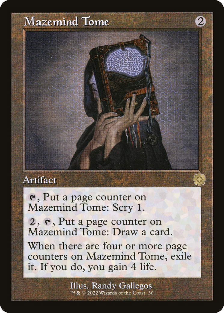 Mazemind Tome (BRR-030) - The Brothers' War Retro Artifacts - Premium MTG Single from Wizards of the Coast - Just $0.08! Shop now at Game Crave Tournament Store
