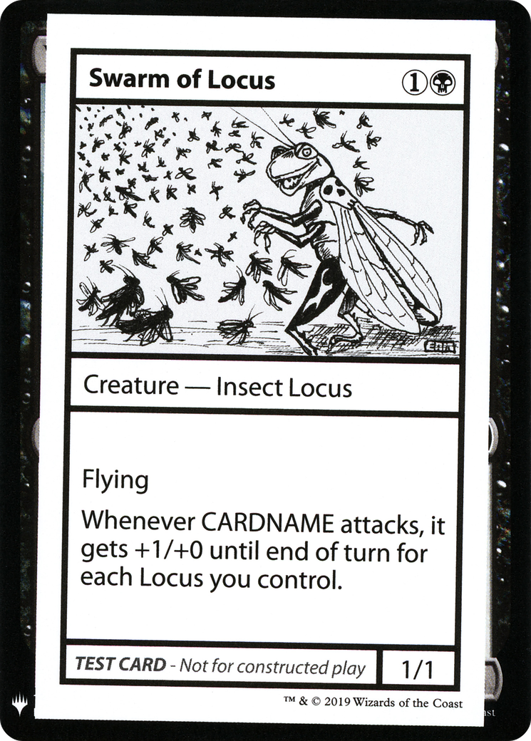 Swarm of Locus (CMB1-048) - Mystery Booster Playtest Cards 2019 - Premium MTG Single from Wizards of the Coast - Just $0.08! Shop now at Game Crave Tournament Store