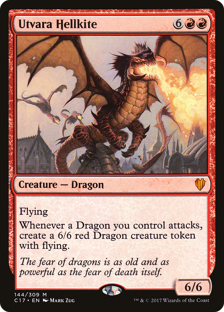Utvara Hellkite (C17-144) - Commander 2017 - Premium MTG Single from Wizards of the Coast - Just $3.92! Shop now at Game Crave Tournament Store