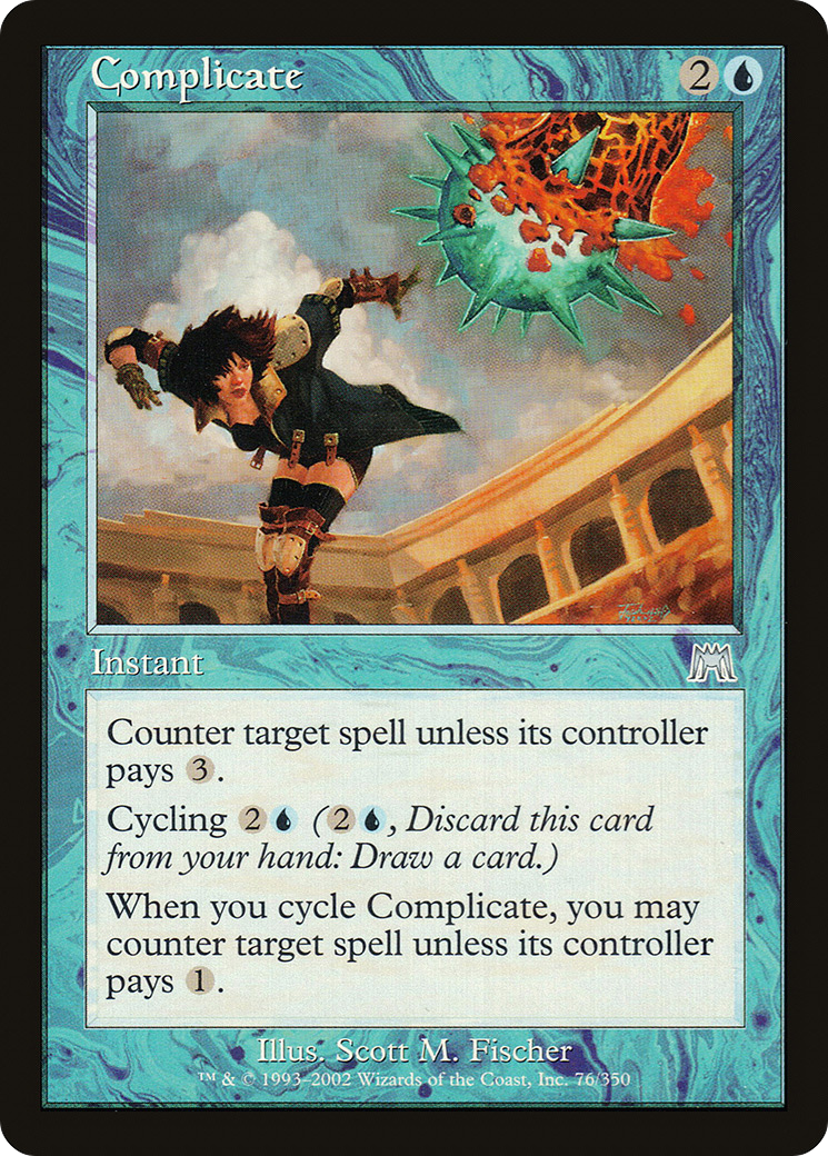 Complicate (ONS-076) - Onslaught Foil - Premium MTG Single from Wizards of the Coast - Just $1.29! Shop now at Game Crave Tournament Store