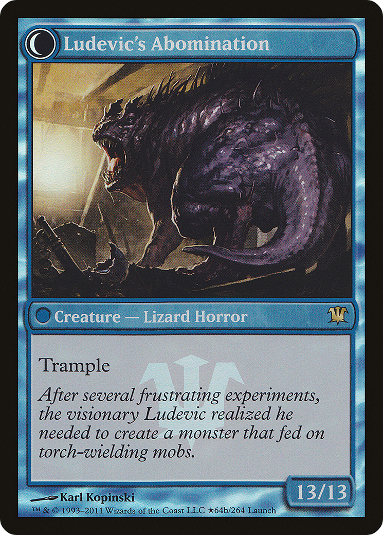 Ludevic's Test Subject // Ludevic's Abomination (PISD-64★) - Innistrad Promos: (Double Faced Transform) Foil - Premium MTG Single from Wizards of the Coast - Just $0.17! Shop now at Game Crave Tournament Store