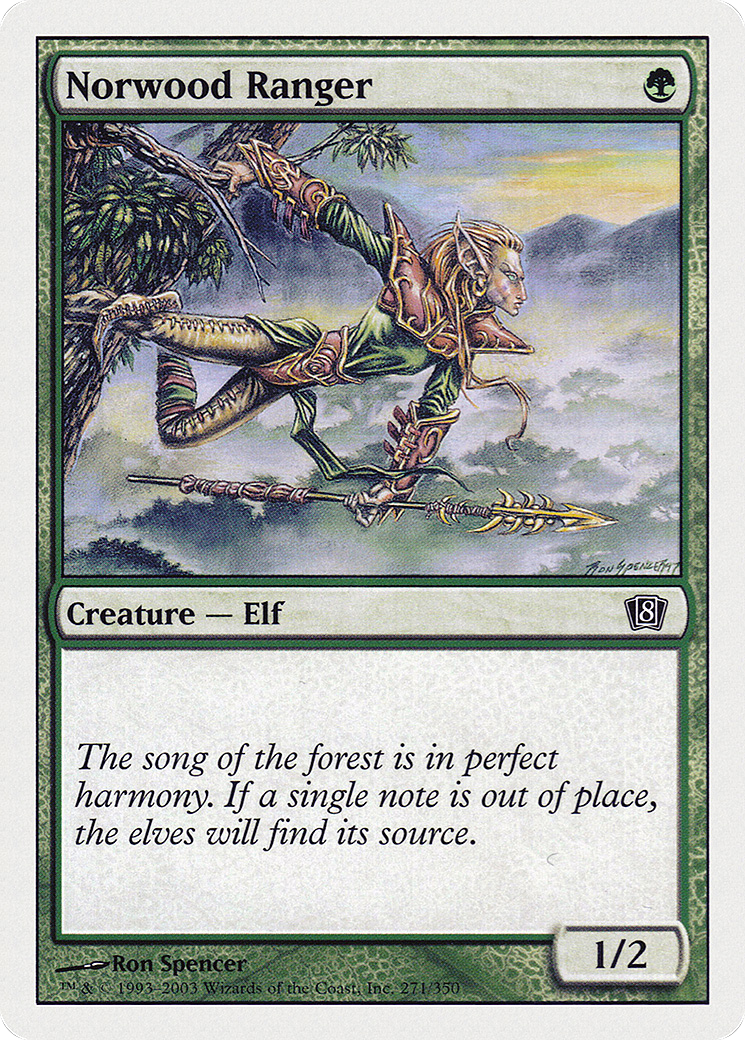 Norwood Ranger (8ED-271) - Eighth Edition - Premium MTG Single from Wizards of the Coast - Just $0.25! Shop now at Game Crave Tournament Store