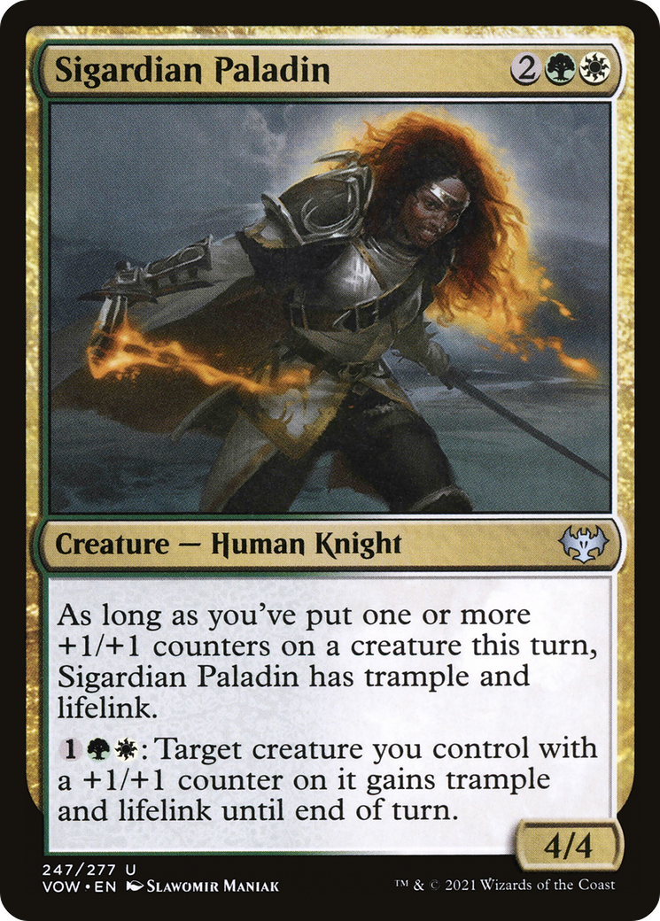 Sigardian Paladin (VOW-247) - Innistrad: Crimson Vow - Premium MTG Single from Wizards of the Coast - Just $0.25! Shop now at Game Crave Tournament Store