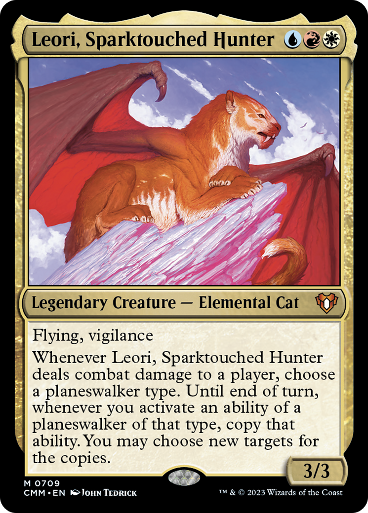 Leori, Sparktouched Hunter (CMM-709) - Commander Masters Foil - Premium MTG Single from Wizards of the Coast - Just $0.08! Shop now at Game Crave Tournament Store