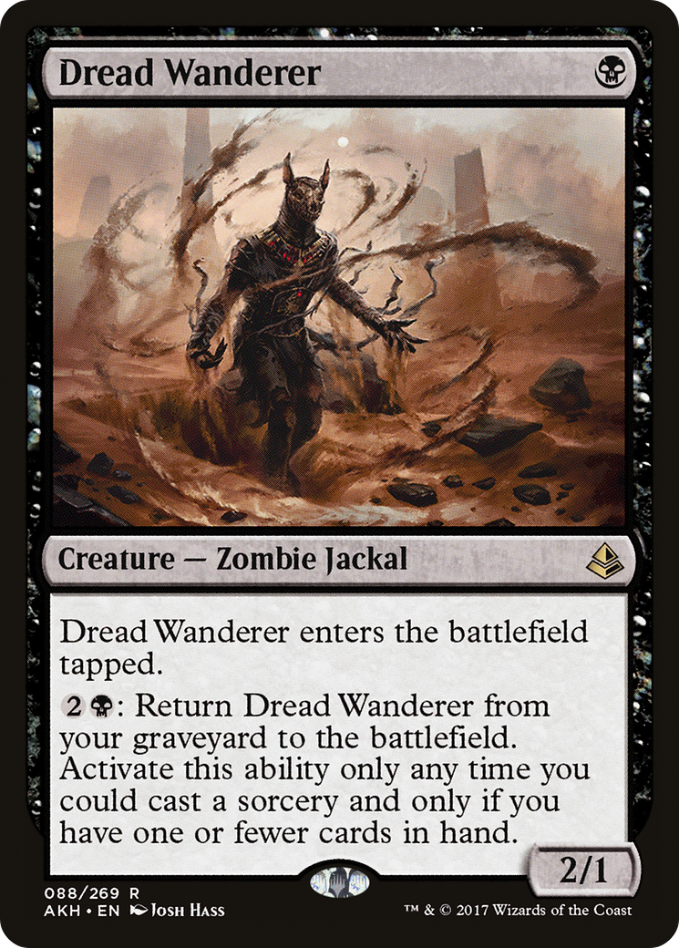 Dread Wanderer (AKH-088) - Amonkhet - Premium MTG Single from Wizards of the Coast - Just $0.08! Shop now at Game Crave Tournament Store
